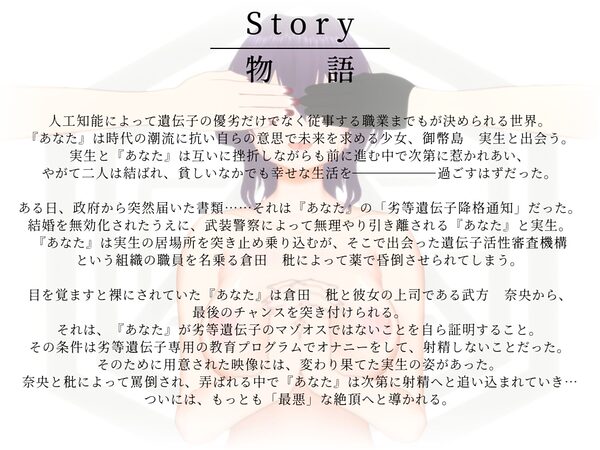 【オナサポ3Dアニメ】性癖破壊マゾオナニーW 〜愛する妻のNTR乱交ハメ撮りで地獄の射精我慢オナニーサポート〜 画像6